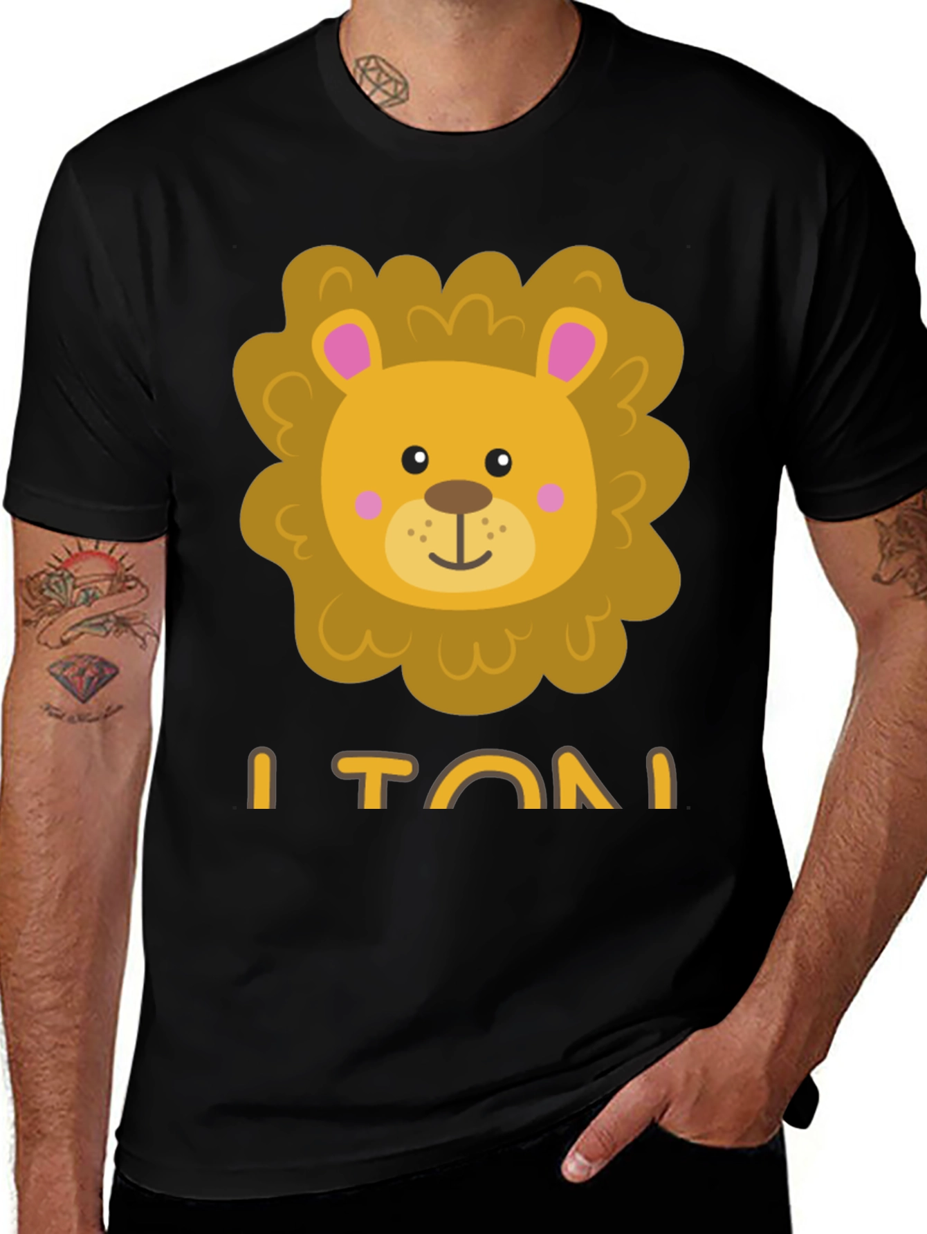 Lion Graphic T-Shirt - Toni