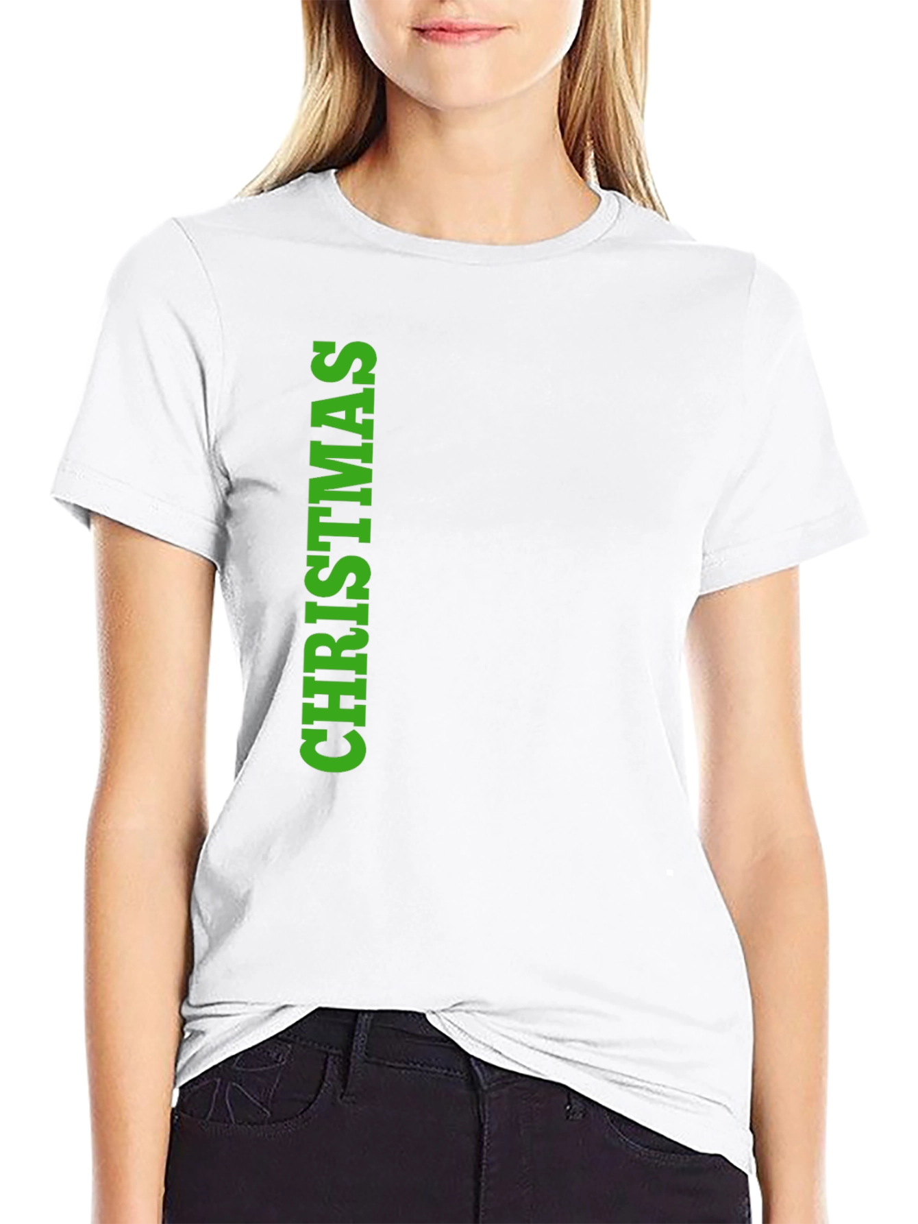 Christmas Graphic Tee - Black Holiday T-Shirt