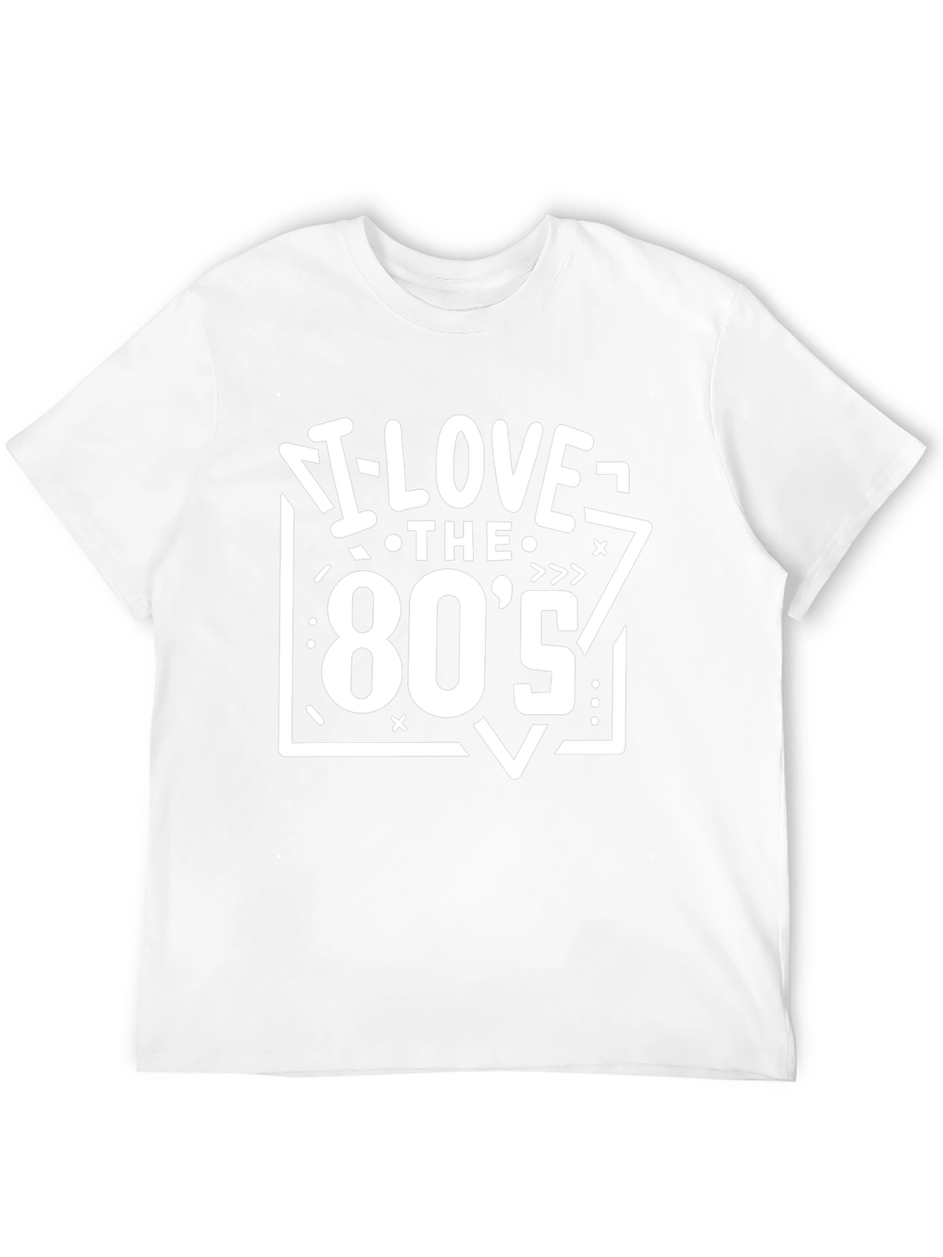 I Love the 80s Black Graphic Tee