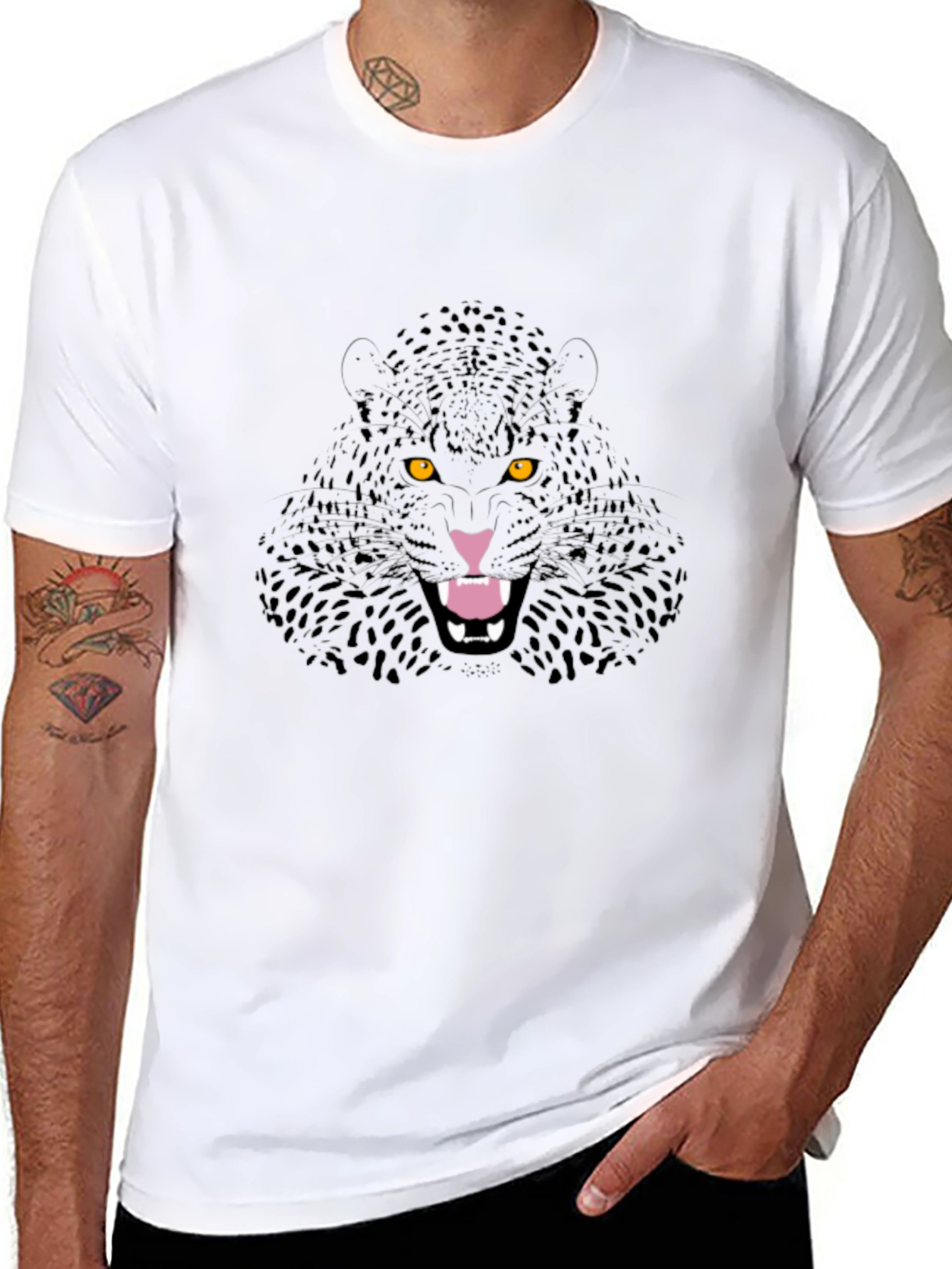 Black Panther Graphic Tee - Mens Casual T-Shirt