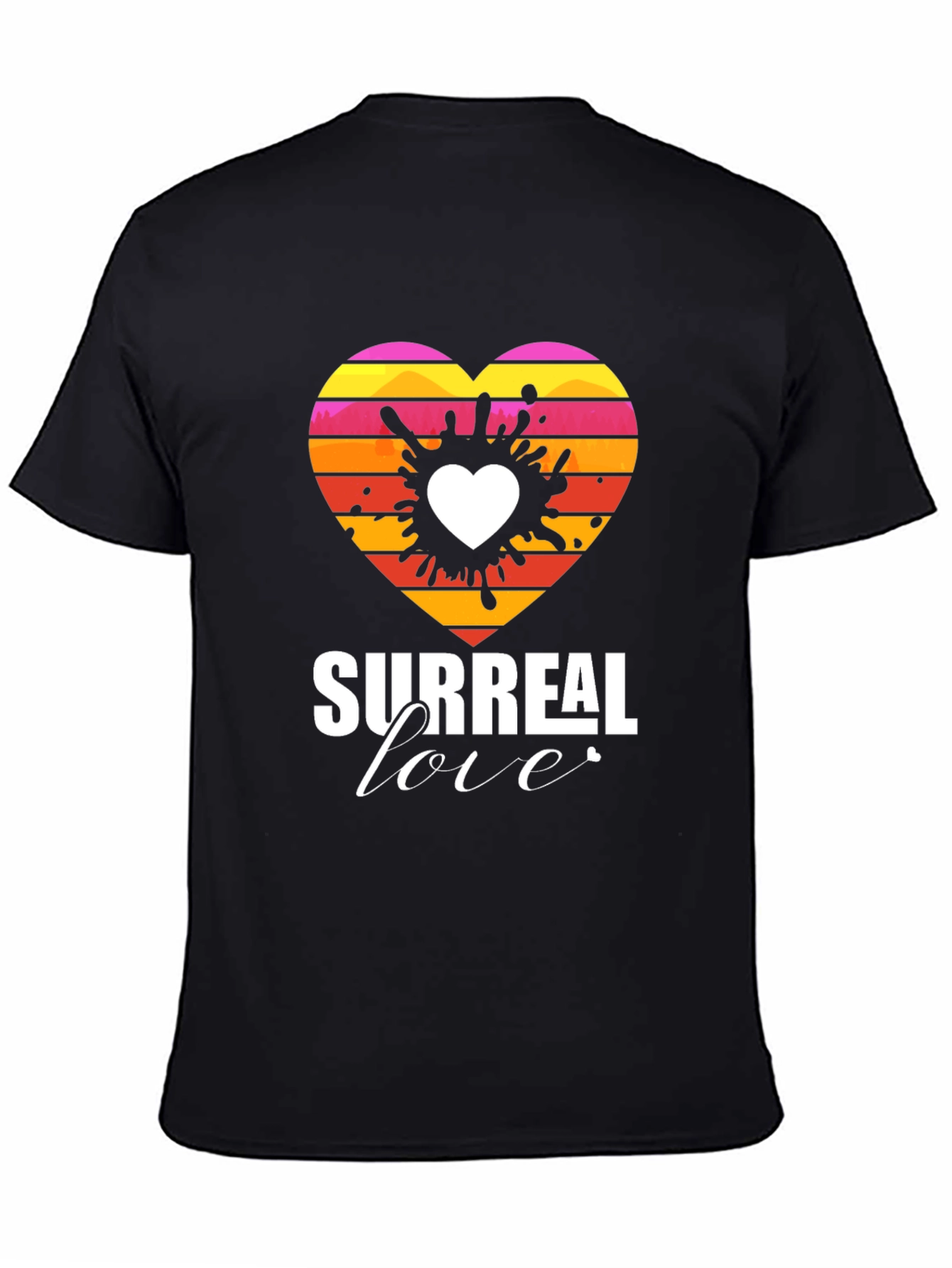 Surreal Love Heart Graphic Tee - Unique Design