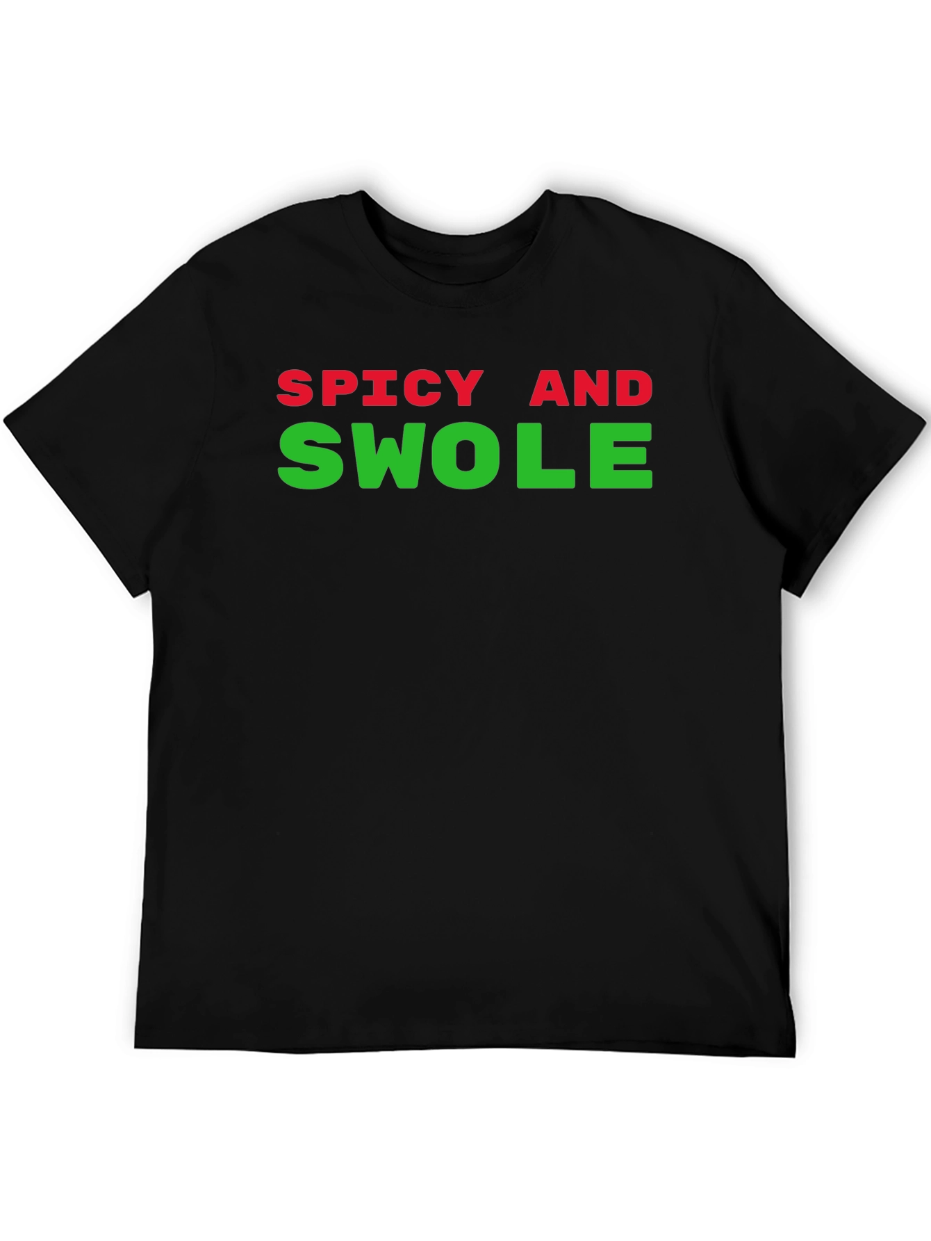 Spicy and Swole Black T-Shirt