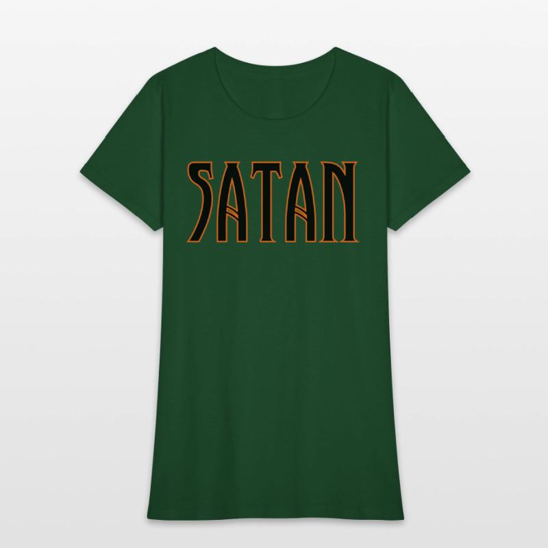 Satan - The Devil 2 Color Logo