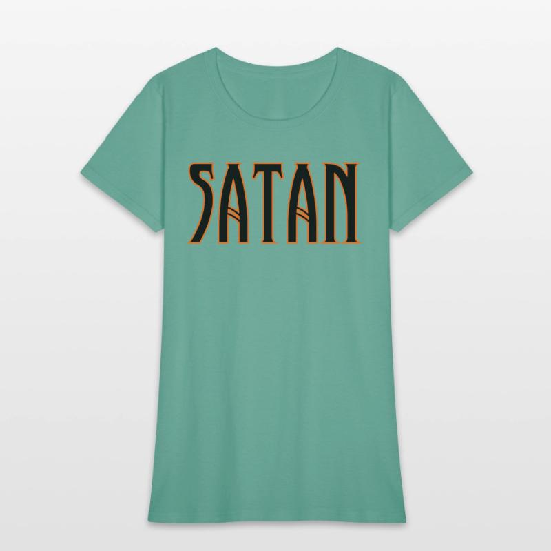Satan - The Devil 2 Color Logo