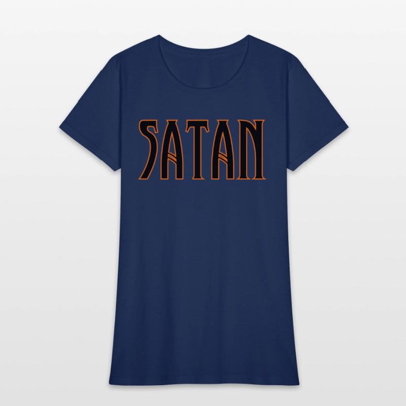 Satan - The Devil 2 Color Logo