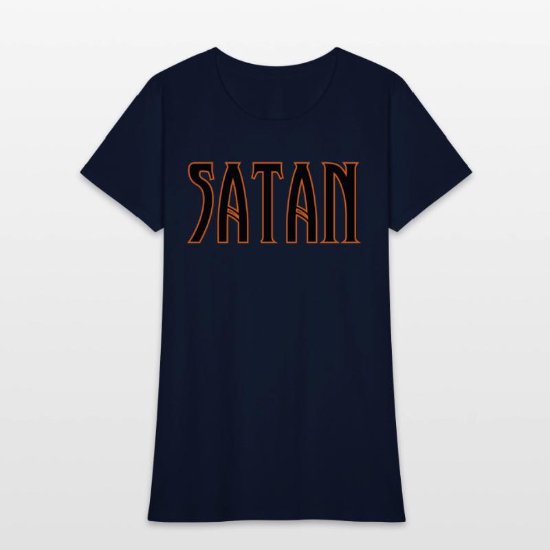 Satan - The Devil 2 Color Logo
