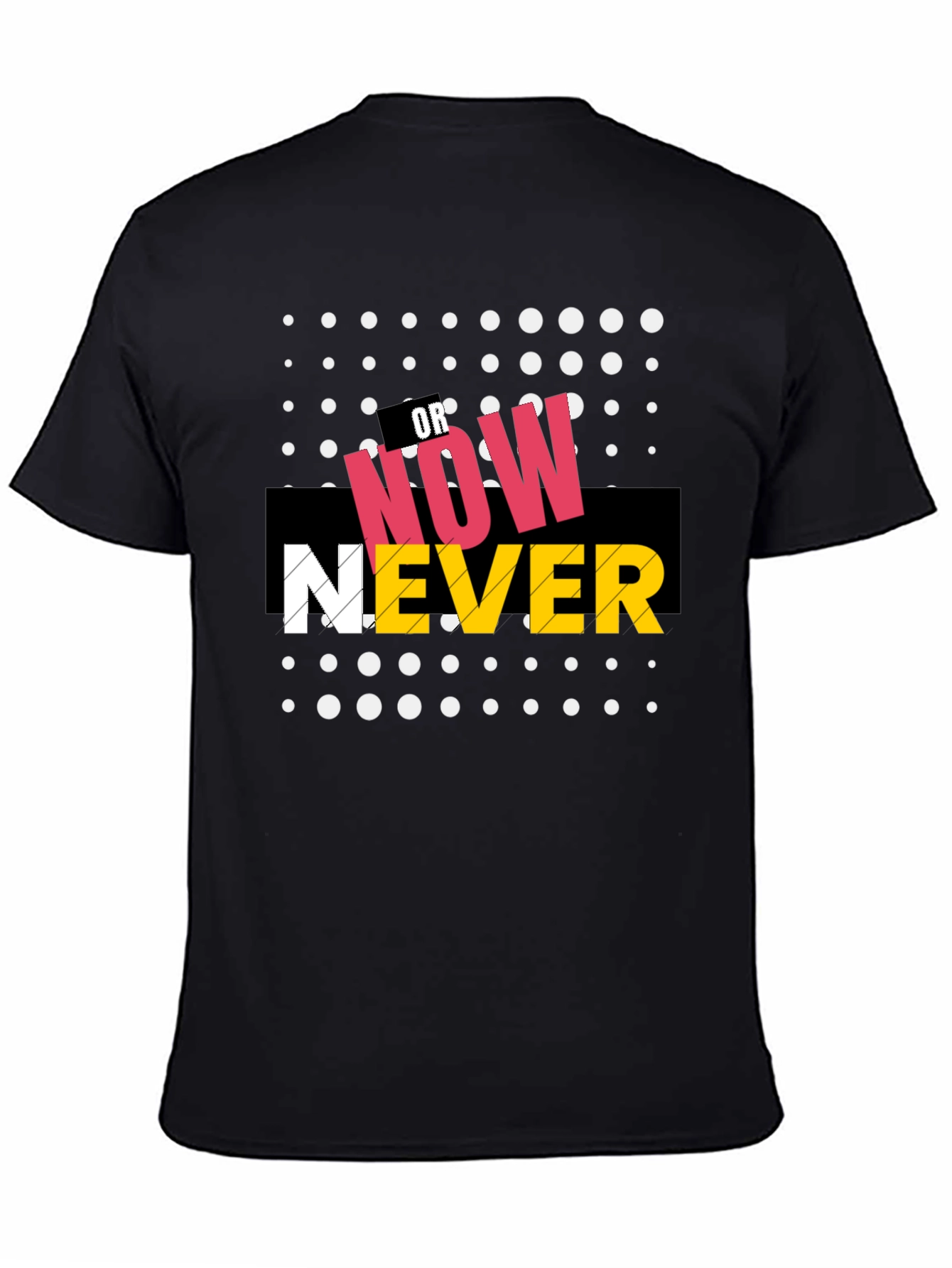 Now or Never Graphic Print T-Shirt