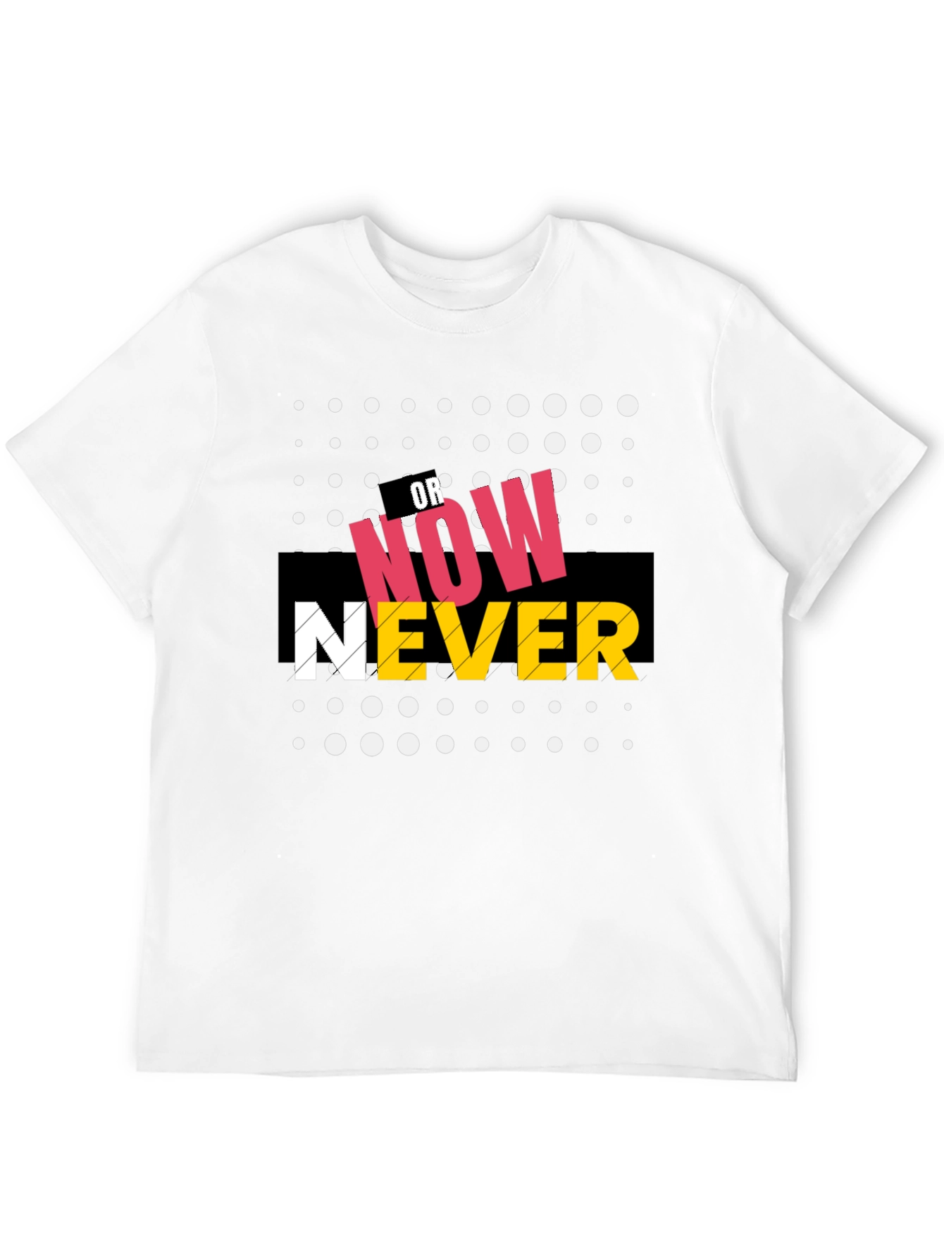 Now or Never Graphic Print T-Shirt