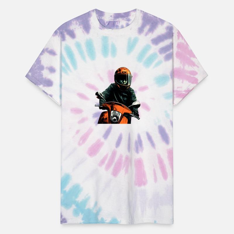 Scooter Rider Motorcycle Moped Scoot Biker