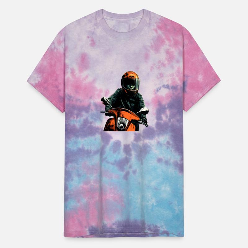 Scooter Rider Motorcycle Moped Scoot Biker