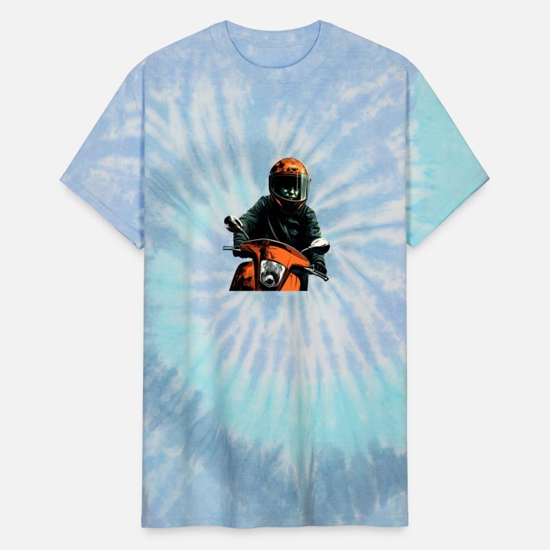 Scooter Rider Motorcycle Moped Scoot Biker