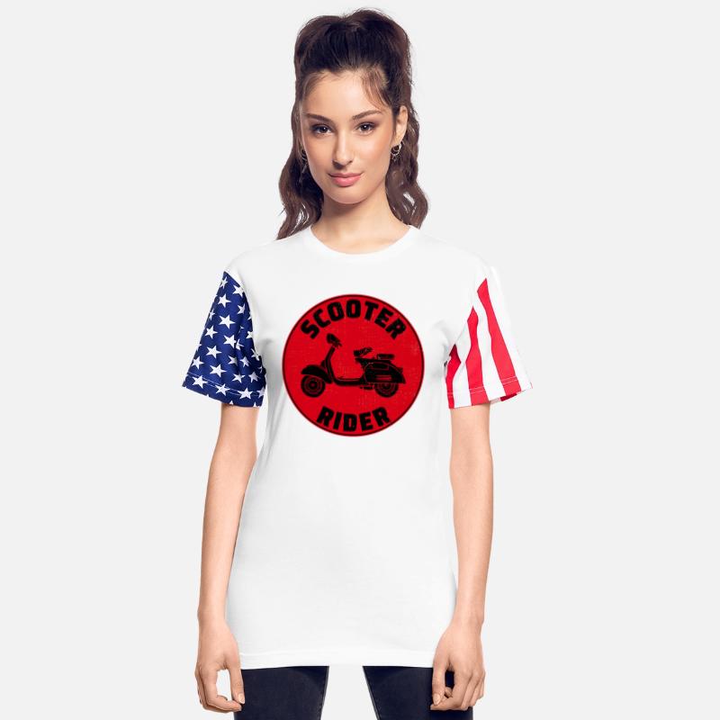 Scooter Rider Scootering Motorbike Moped Bike