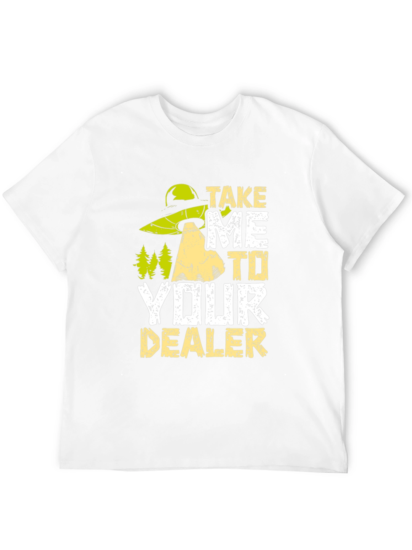 Take Me To Your Dealer Alien Graphic T-Shirt