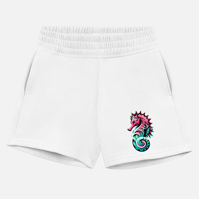 sea horse pink Swim water cute Holiday Kids Manga