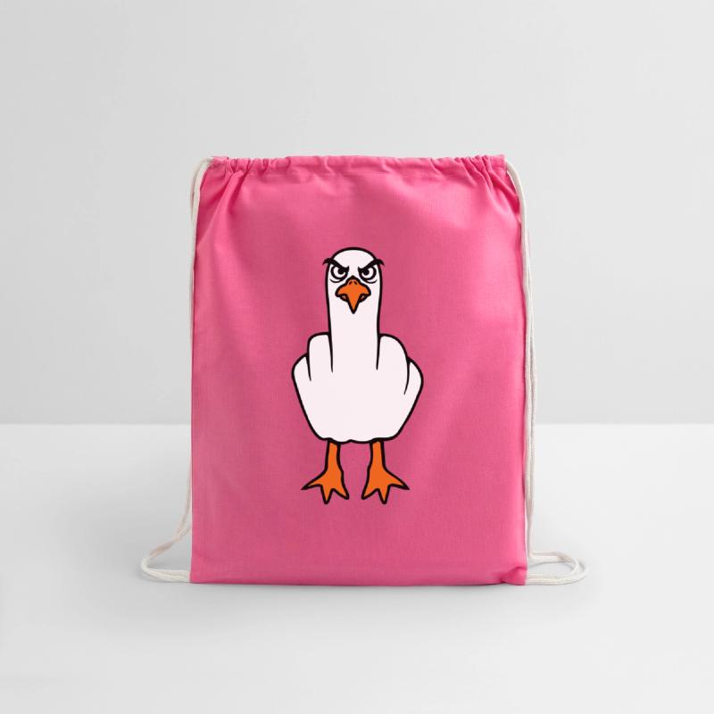 Seagull middle finger insult stinky finger cheeky