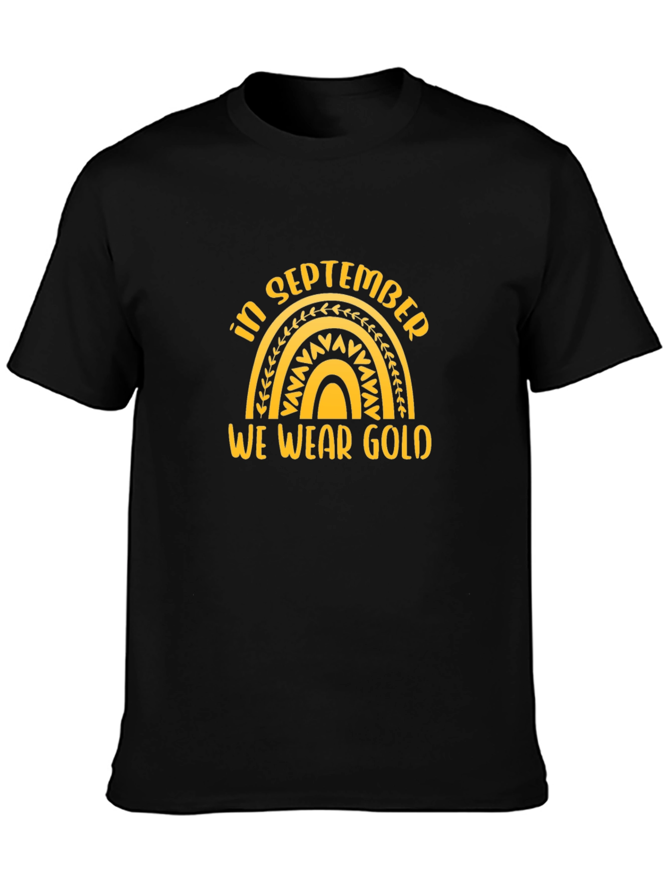 In September We Wear Gold Awareness T-Shirt