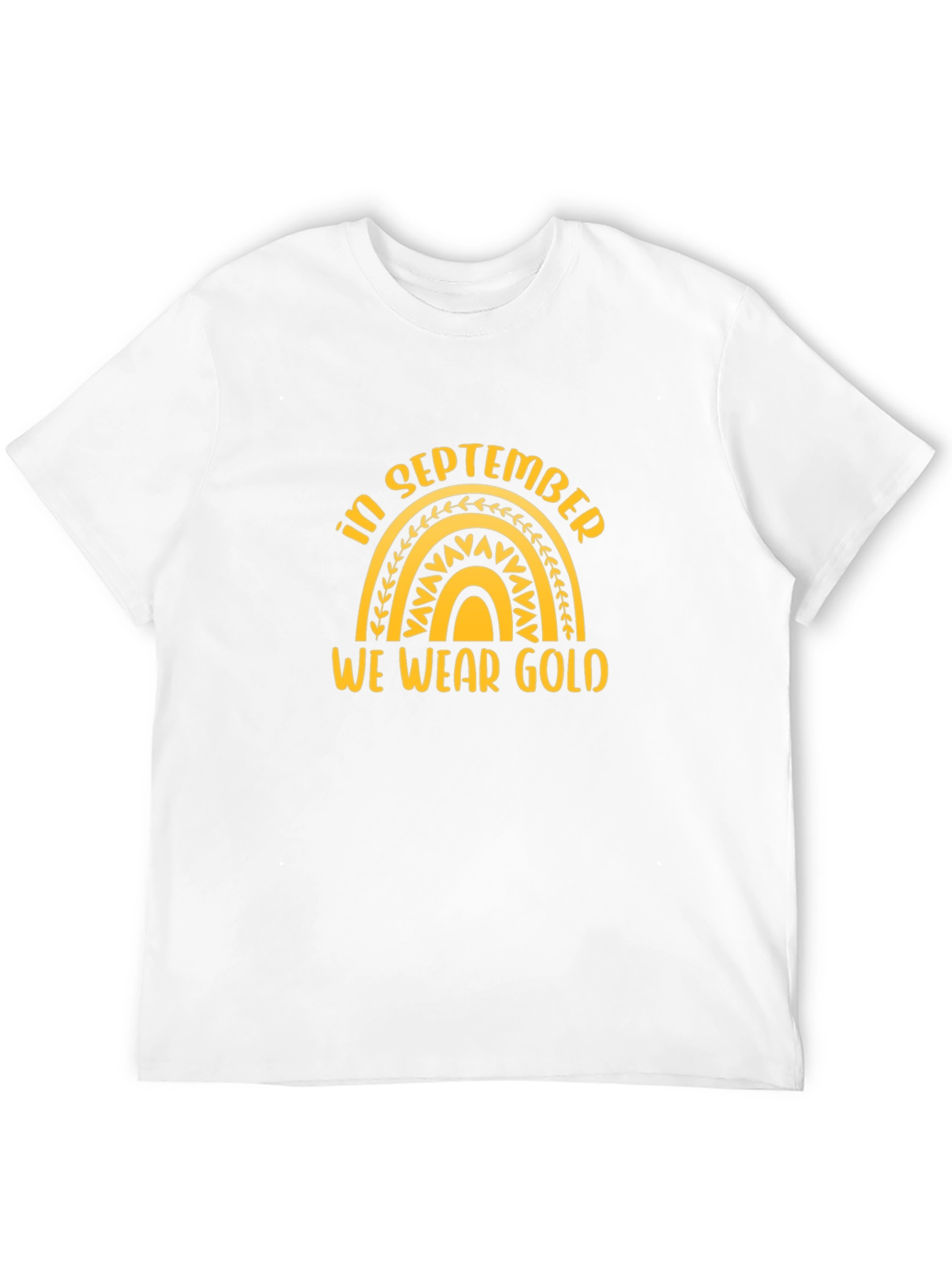 In September We Wear Gold Awareness T-Shirt