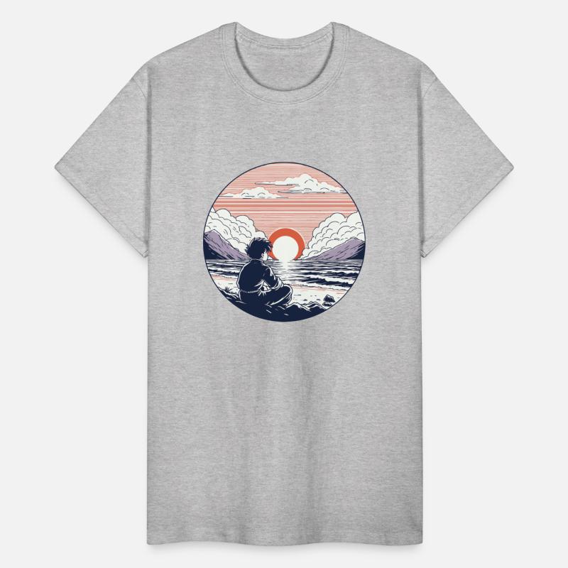 Serene Sunset Reflection, sunset