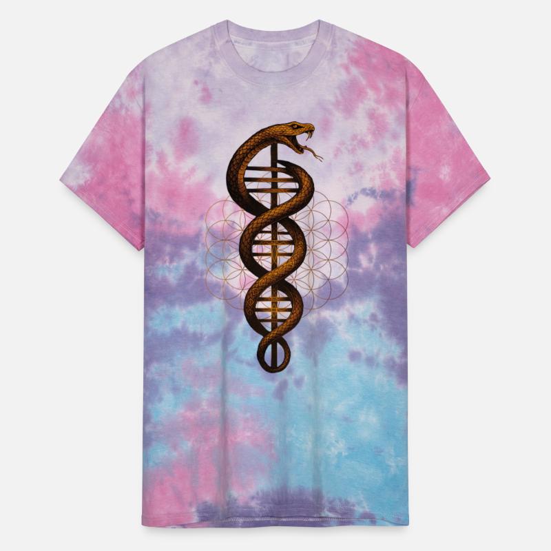 Serpent and Flower of Life Symbol