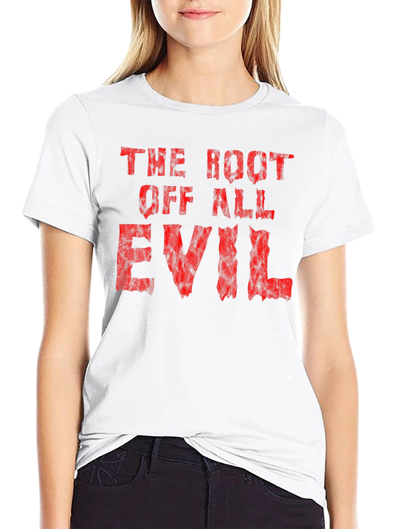 Root of All Evil Graphic Tee - Black