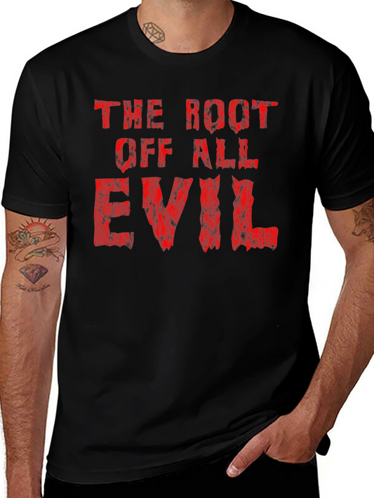 Root of All Evil Graphic Tee - Black