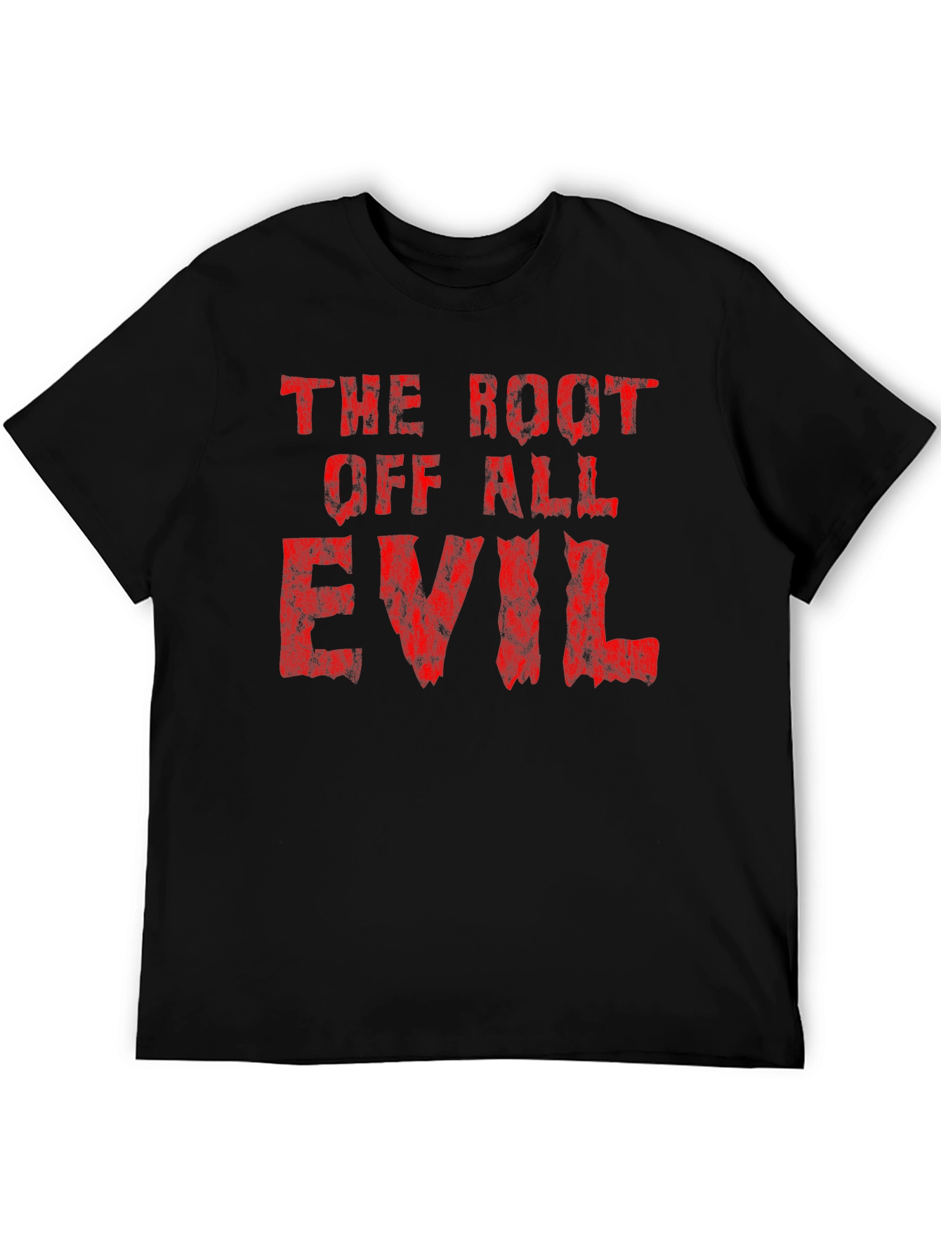 Root of All Evil Graphic Tee - Black