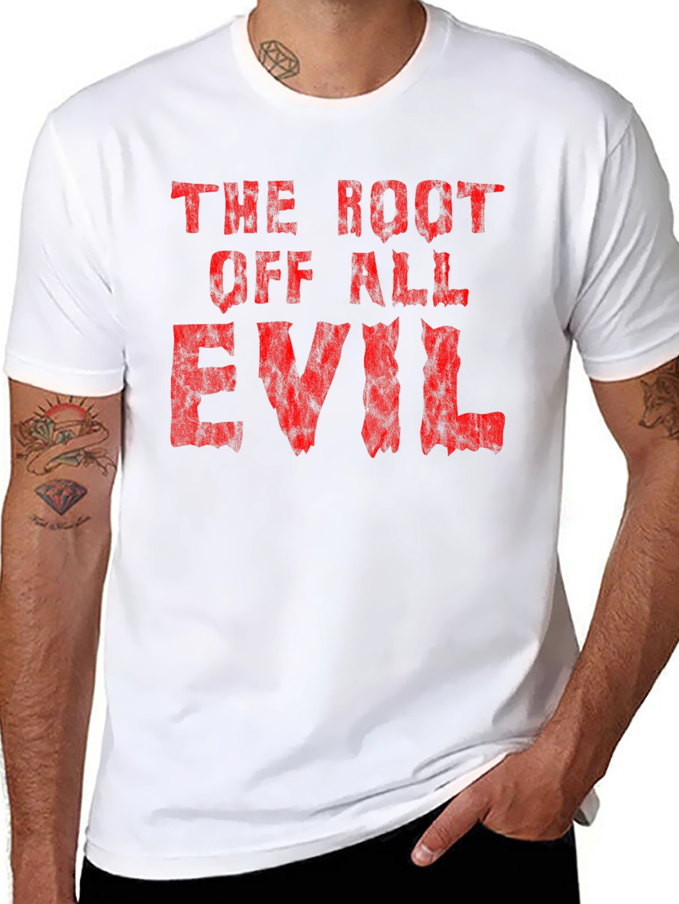 Root of All Evil Graphic Tee - Black