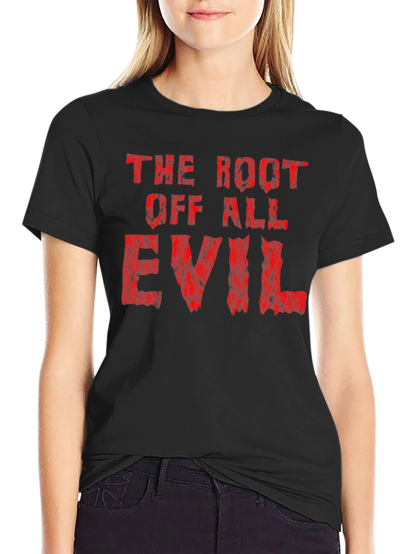 Root of All Evil Graphic Tee - Black