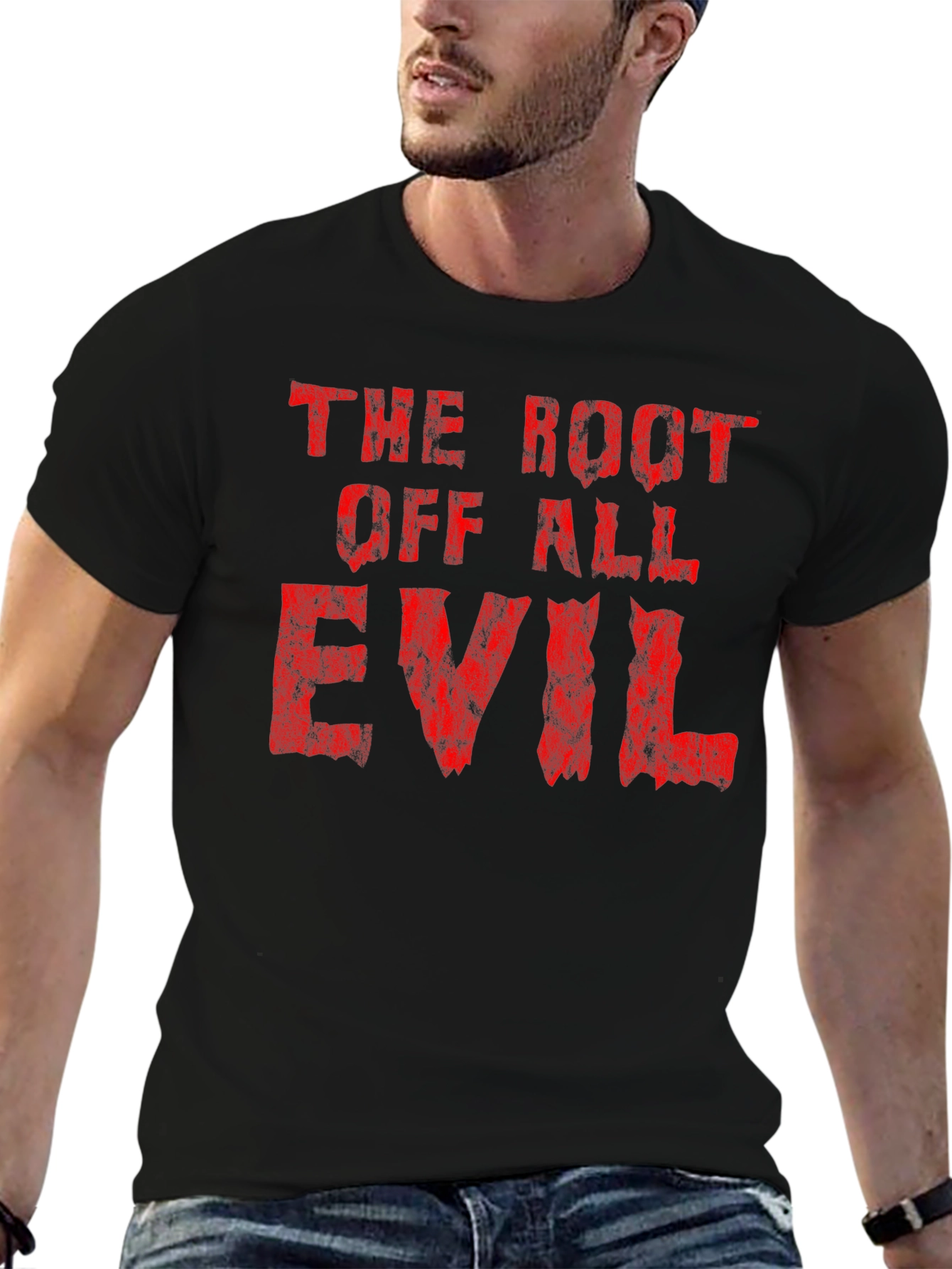 Root of All Evil Graphic Tee - Black