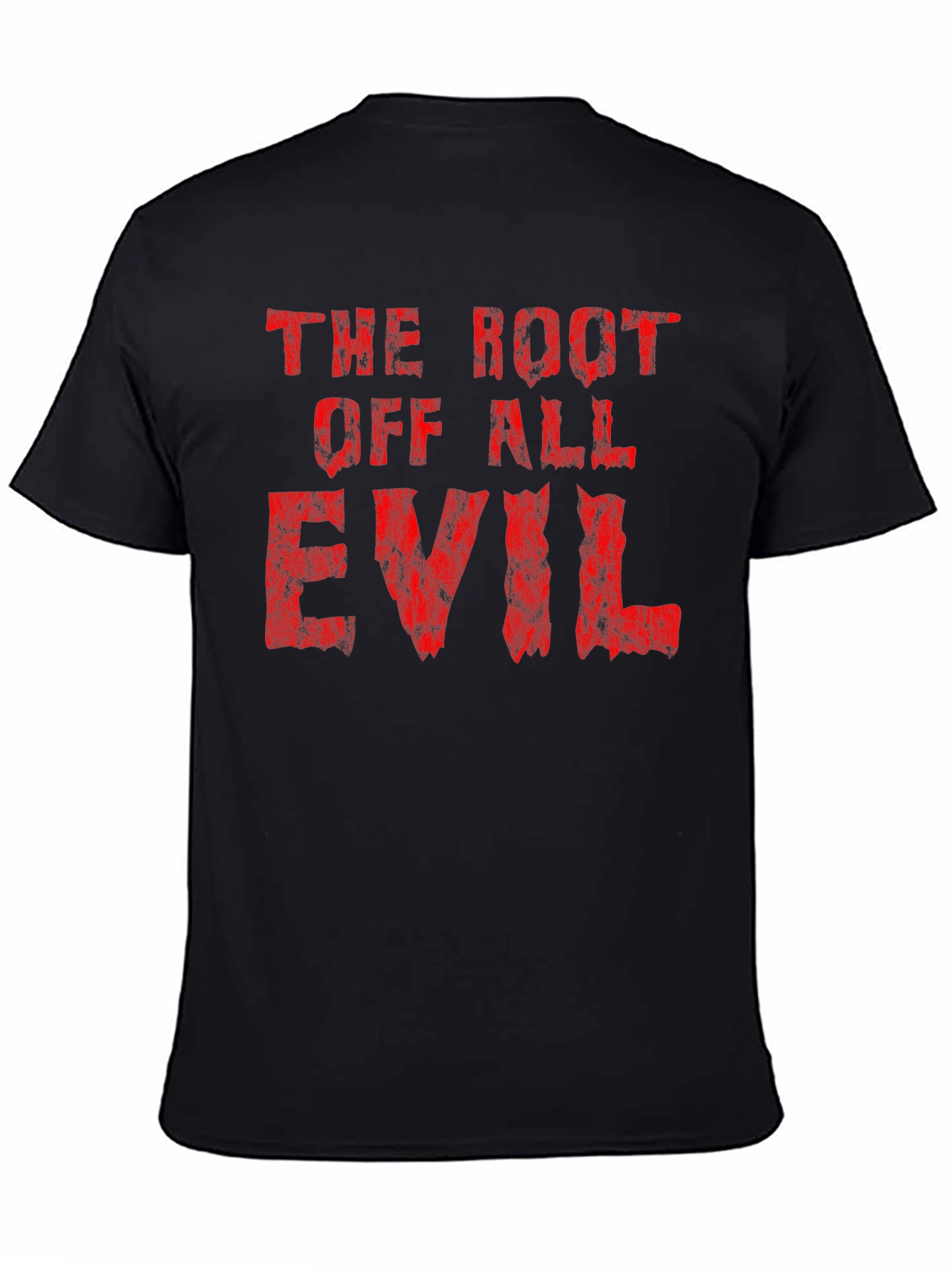 Root of All Evil Graphic Tee - Black