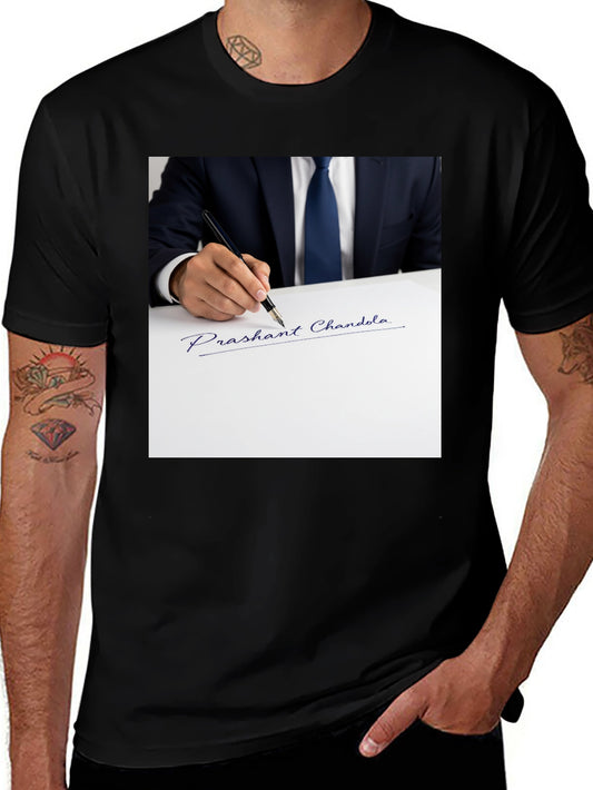 Signature Graphic T-Shirt: Prashant Chandola