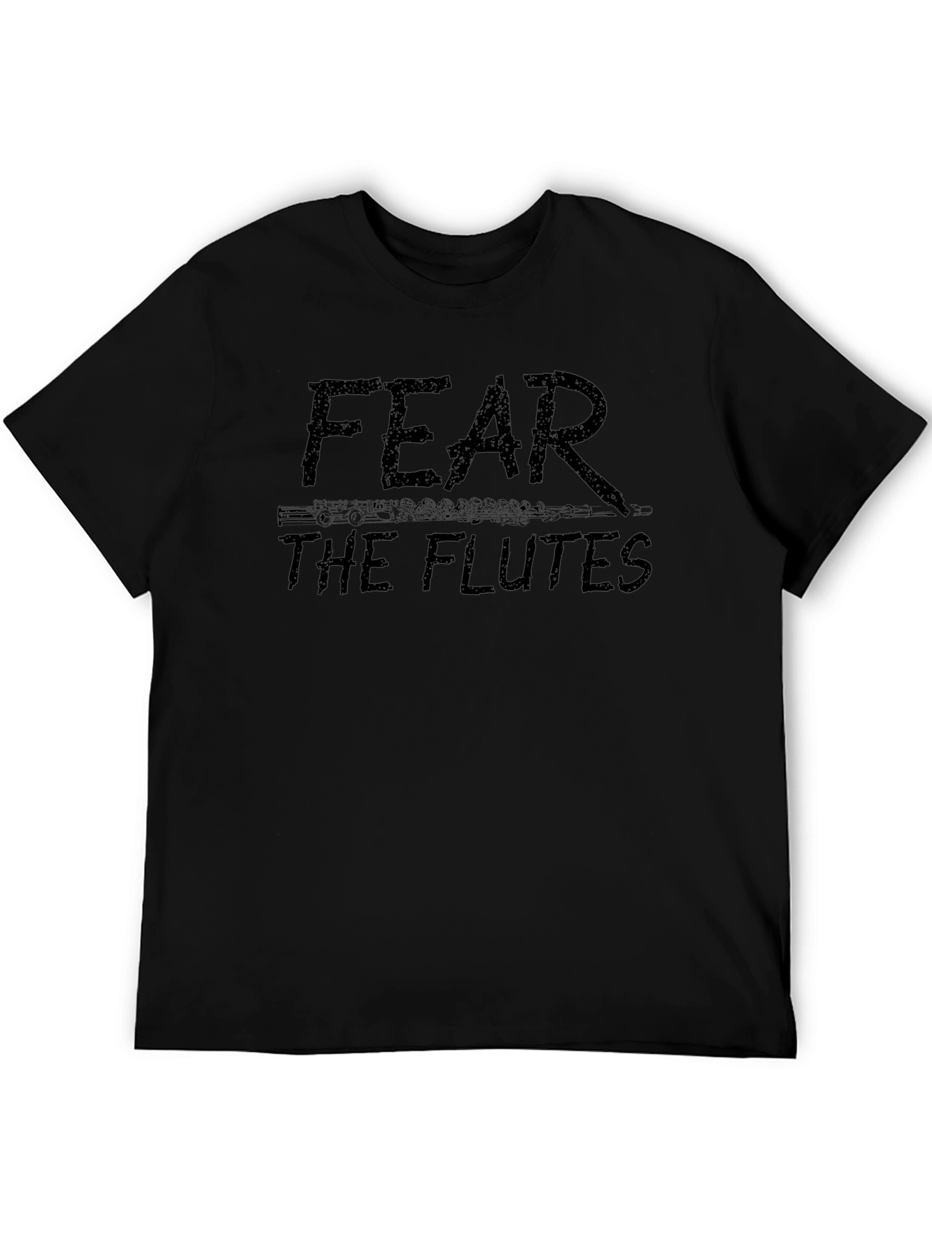 Fear The Flutes Black T-Shirt