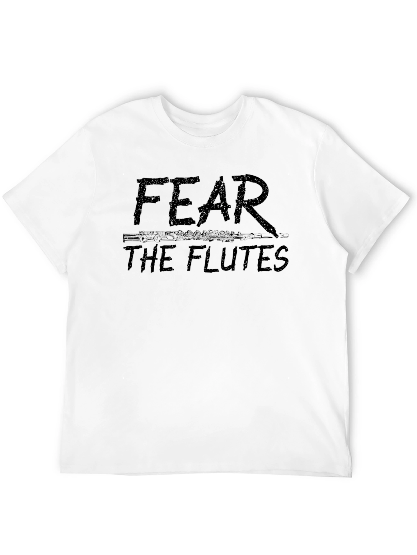 Fear The Flutes Black T-Shirt