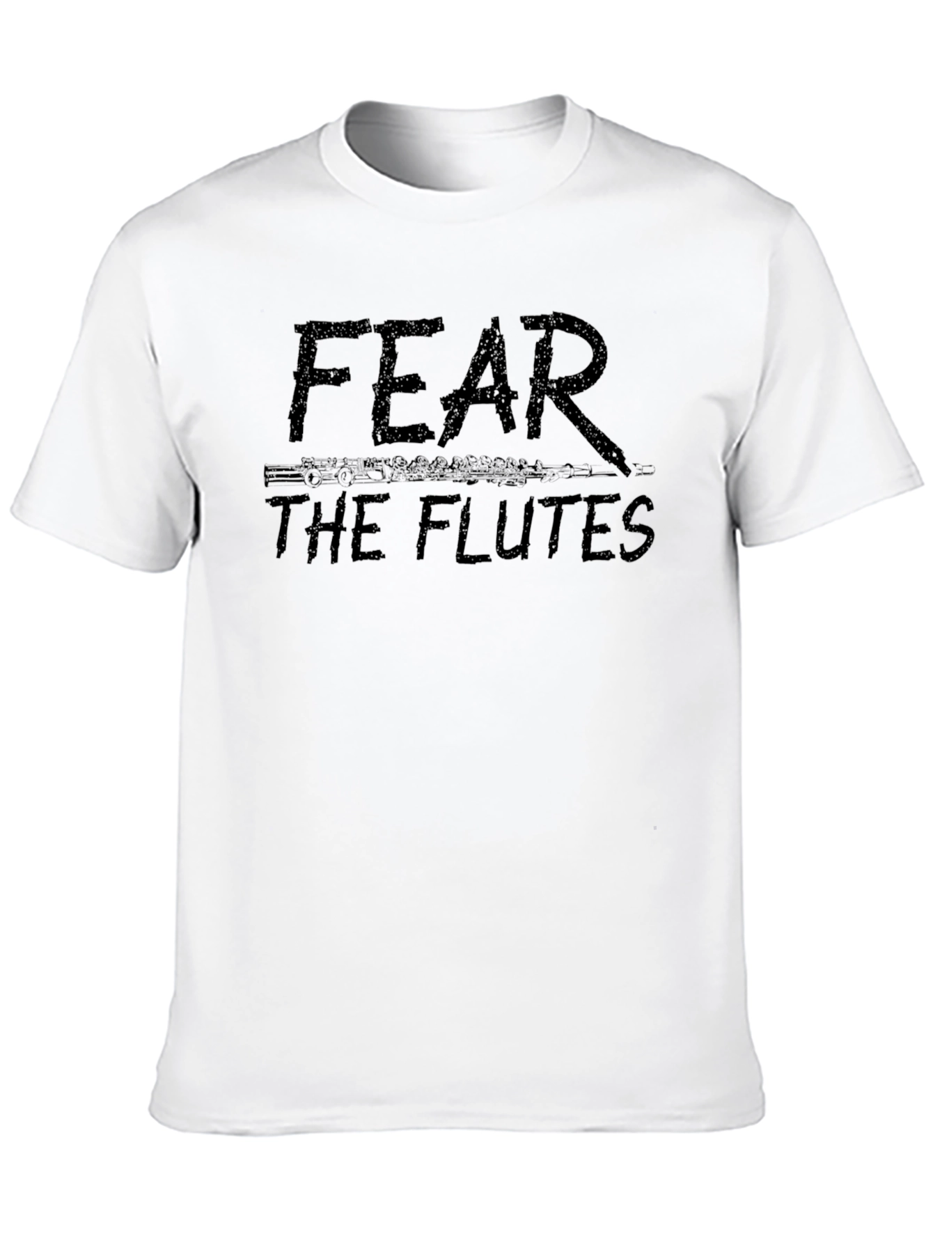 Fear The Flutes Black T-Shirt