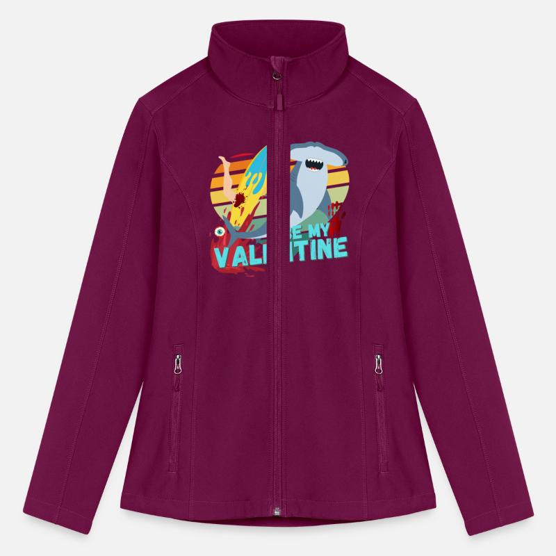 Shark be my Valentine Surf Blood Design