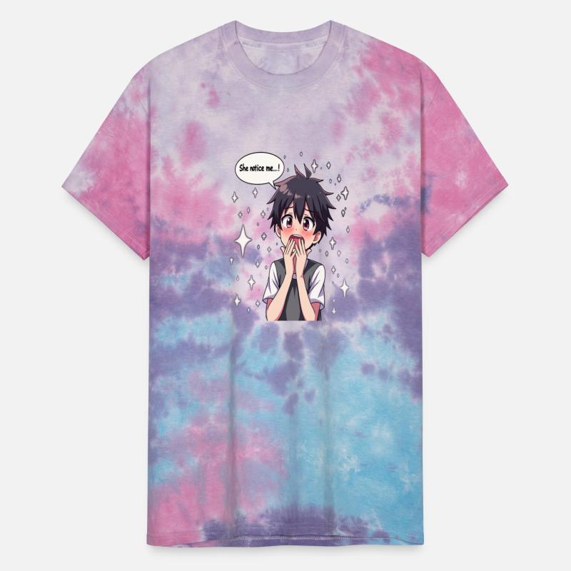 Shy anime boy from girl