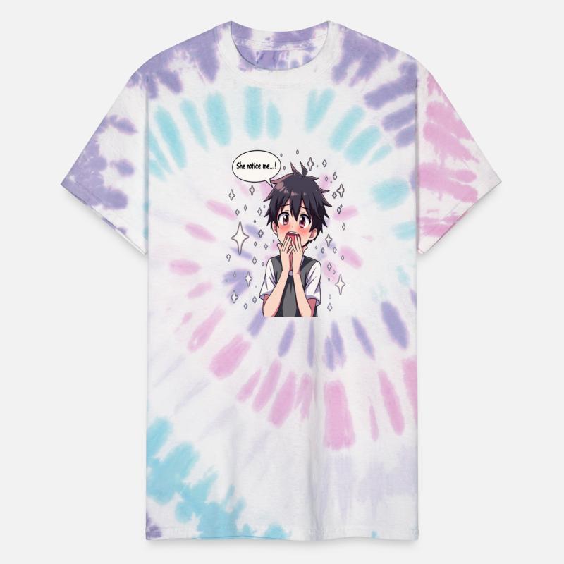 Shy anime boy from girl