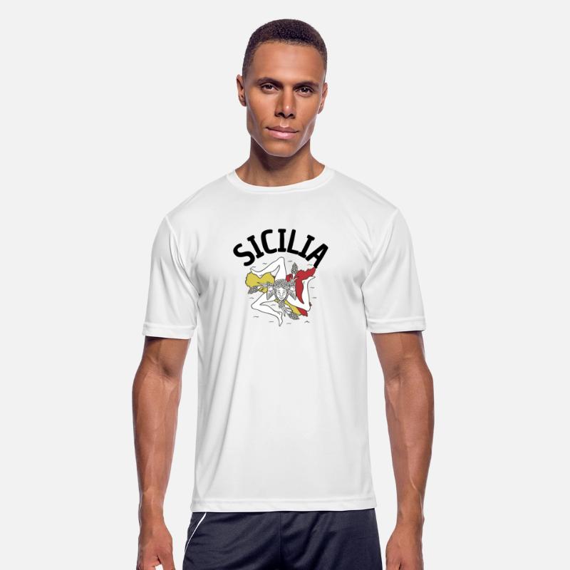 Sicilia Flag Sicily Palermo Italy