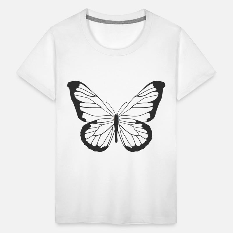 Silver Abstract Butterfly