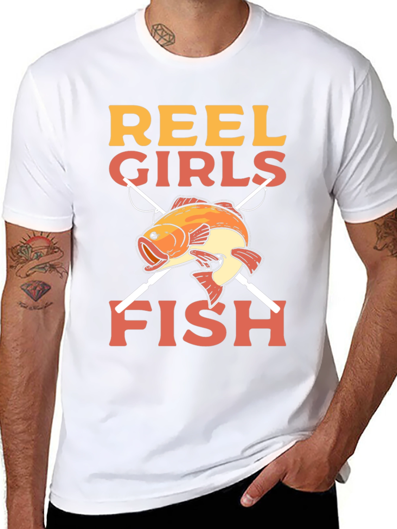 Reel Girls Fish Graphic T-Shirt