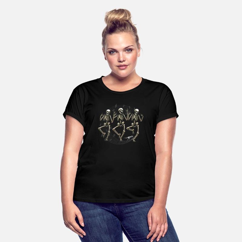 Skeletons Halloween Dance T-shirt