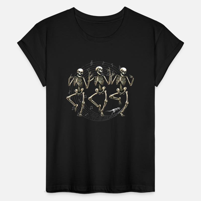 Skeletons Halloween Dance T-shirt