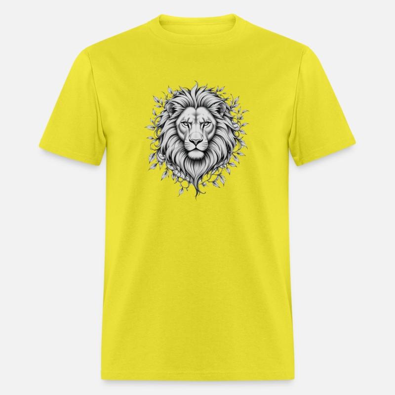 Sketch of Lion with Vines