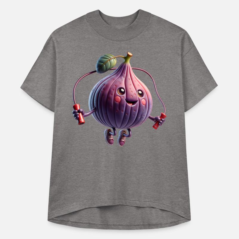 Skipping Fig – Happy Fruit Doing Cardio Workout