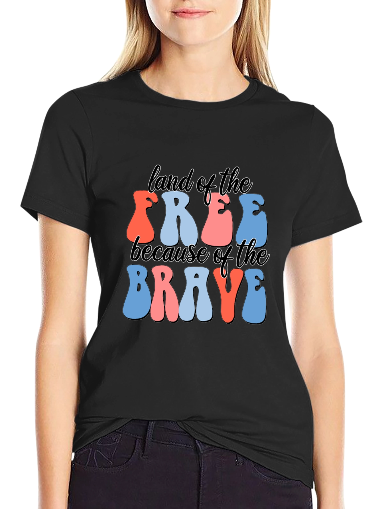 Land of the Free Patriotic T-Shirt