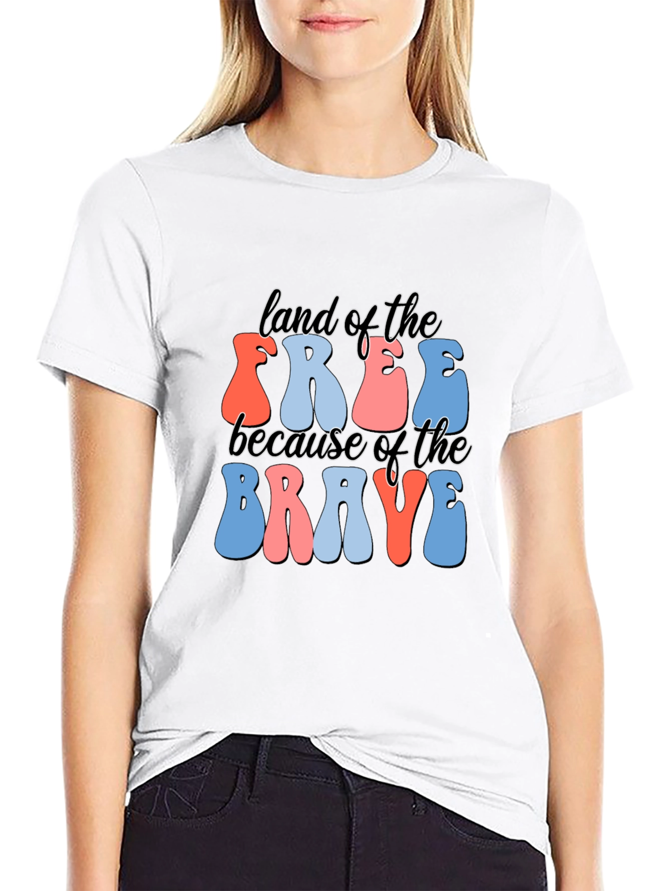 Land of the Free Patriotic T-Shirt