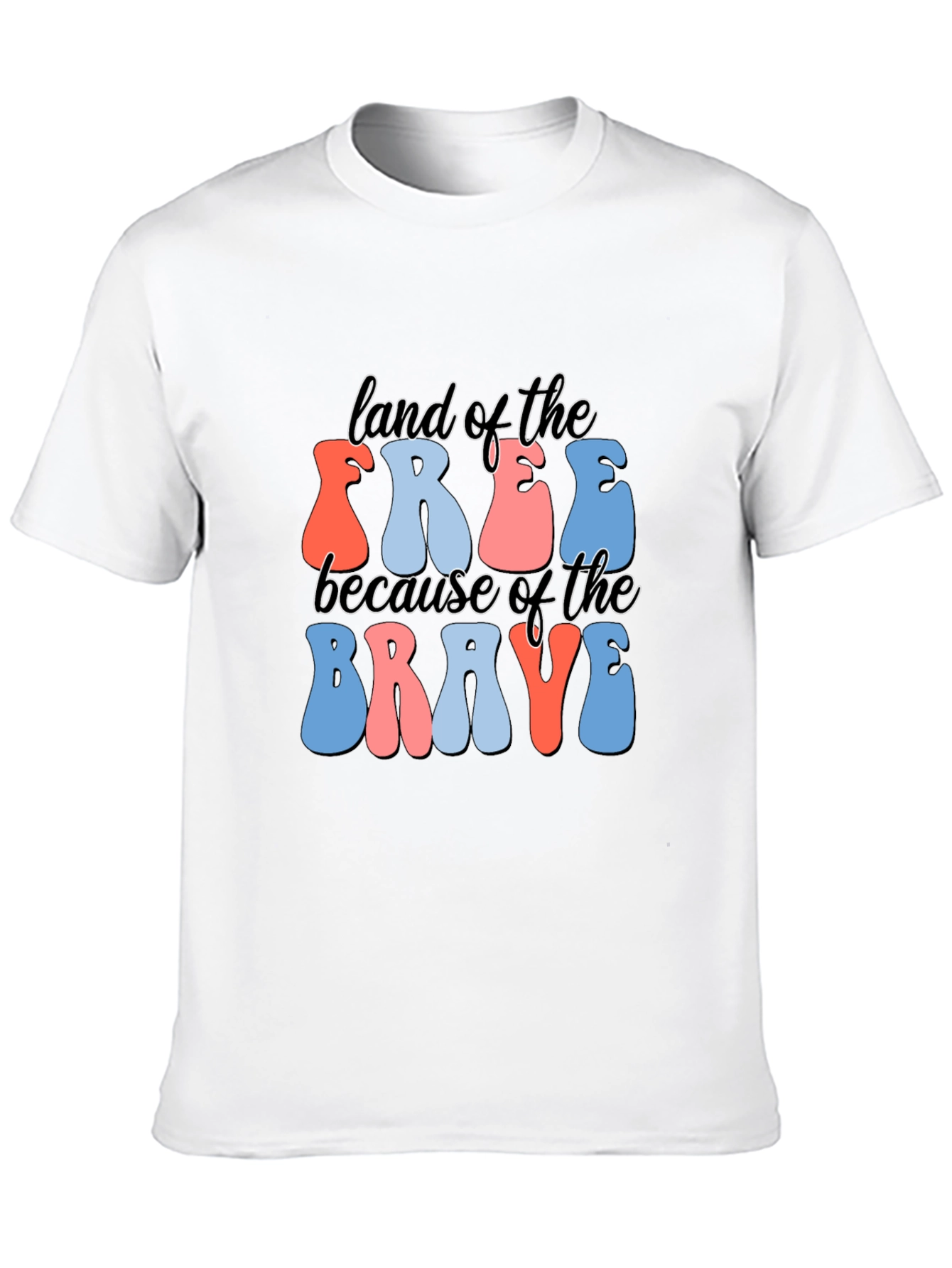 Land of the Free Patriotic T-Shirt