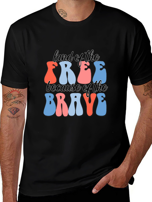 Land of the Free Patriotic T-Shirt