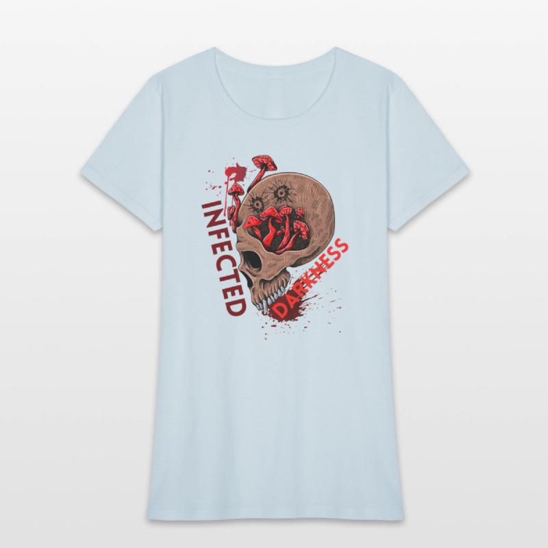 Skull Mushroom Infected in the Darkness