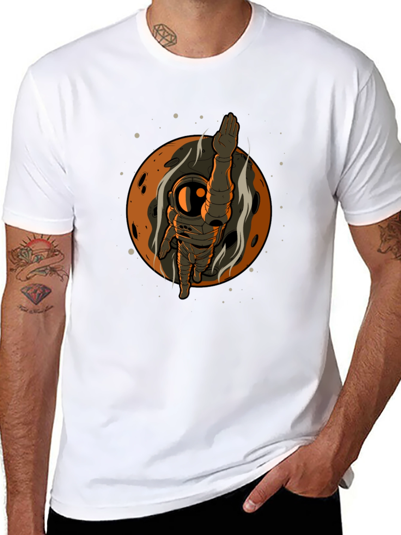Astronaut Graphic T-Shirt - Space Adventure Tee